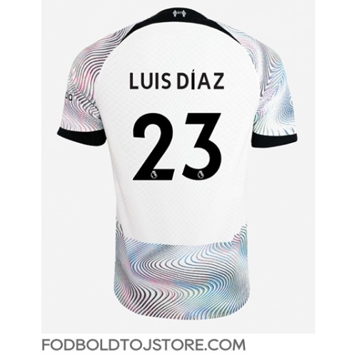 Liverpool Luis Diaz #23 Udebanetrøje 2022-23 Kortærmet
